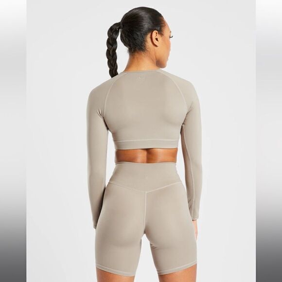 NEW AYBL Bundle Staple Long Sleeve Crop Tops small/xs - Picture 7 of 12